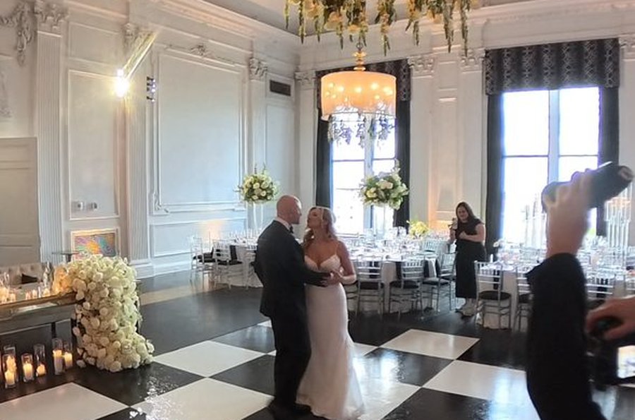 Alex and Jenna first dance